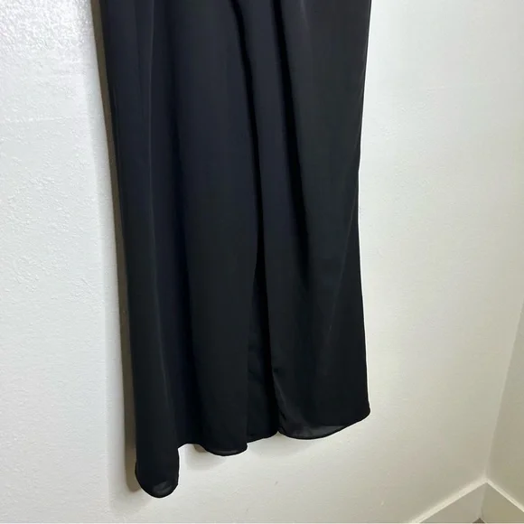 NWT Anthropologie Mare Mare Black Maxi Skirt Side Slit Hem XS - Picture 8 of 16